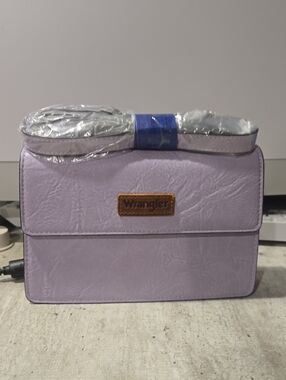 Wrangler Lavender Crossbody Bag - Light Purple Shoulder Purse